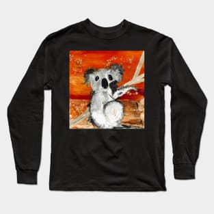 Bushfire Koala. Long Sleeve T-Shirt